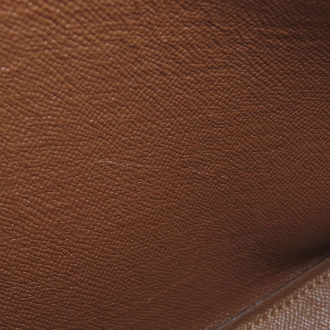 COACH Tote Bag F48735 PVC Brown logo signature Women Used Authentic