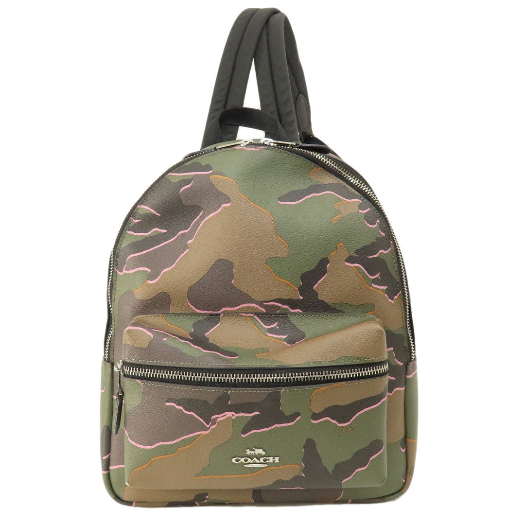 COACH Backpack F31452 PVC multicolor camouflage