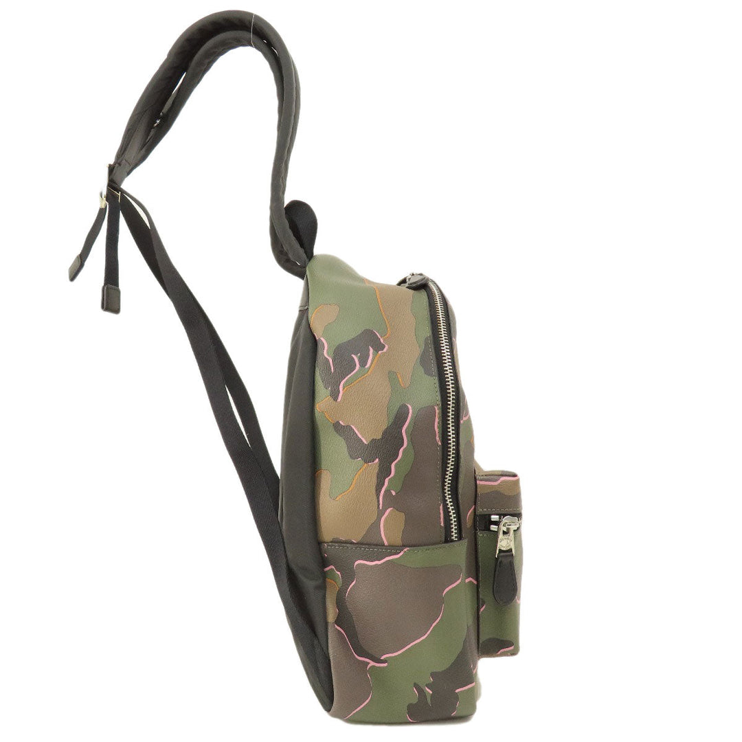 COACH Backpack F31452 PVC multicolor camouflage