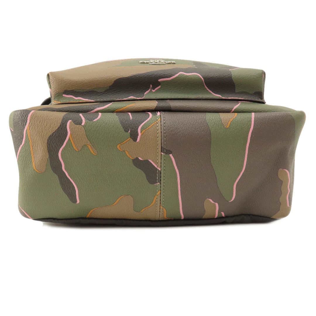 COACH Backpack F31452 PVC multicolor camouflage
