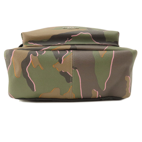 COACH Backpack F31452 PVC multicolor camouflage