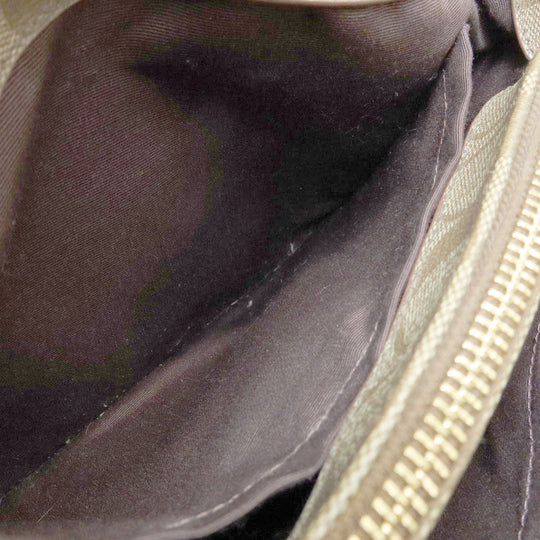 COACH Handbag F34605 PVC Brown Signature 2WAY