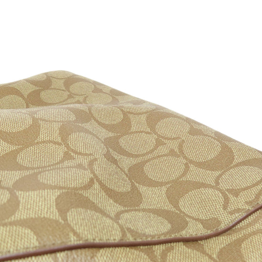 COACH Handbag F34605 PVC Brown Signature 2WAY