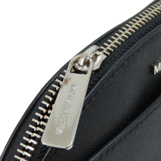 MICHAEL KORS Shoulder Bag PVC black logo Women Used Authentic