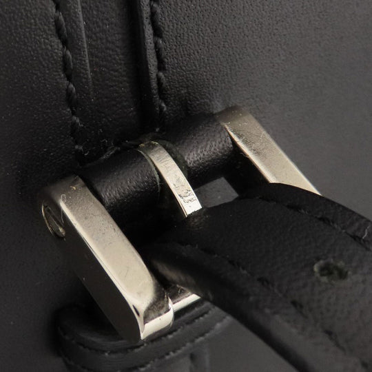 BURBERRY Handbag leather black logo