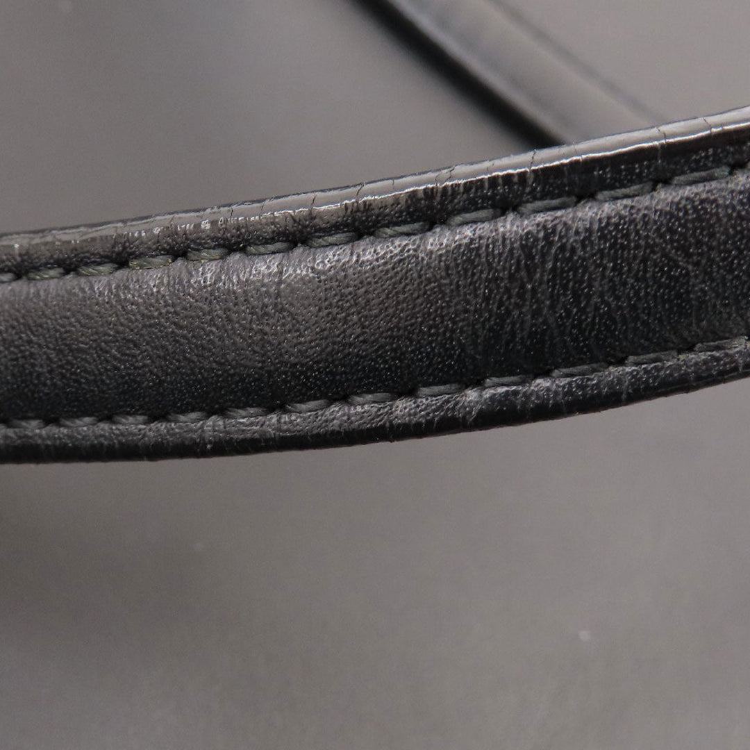 BURBERRY Handbag leather black logo