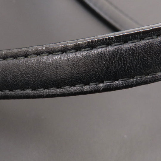 BURBERRY Handbag leather black logo