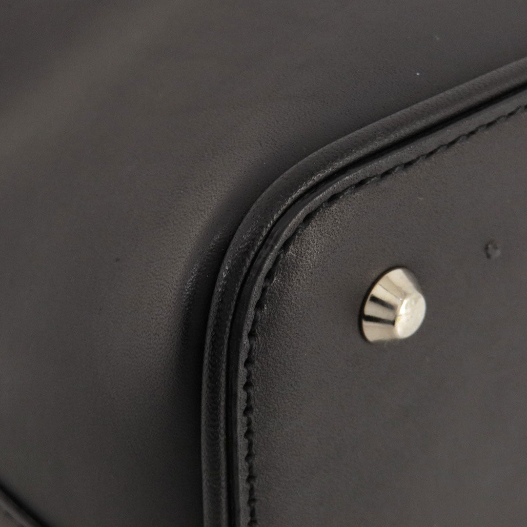 BURBERRY Handbag leather black logo