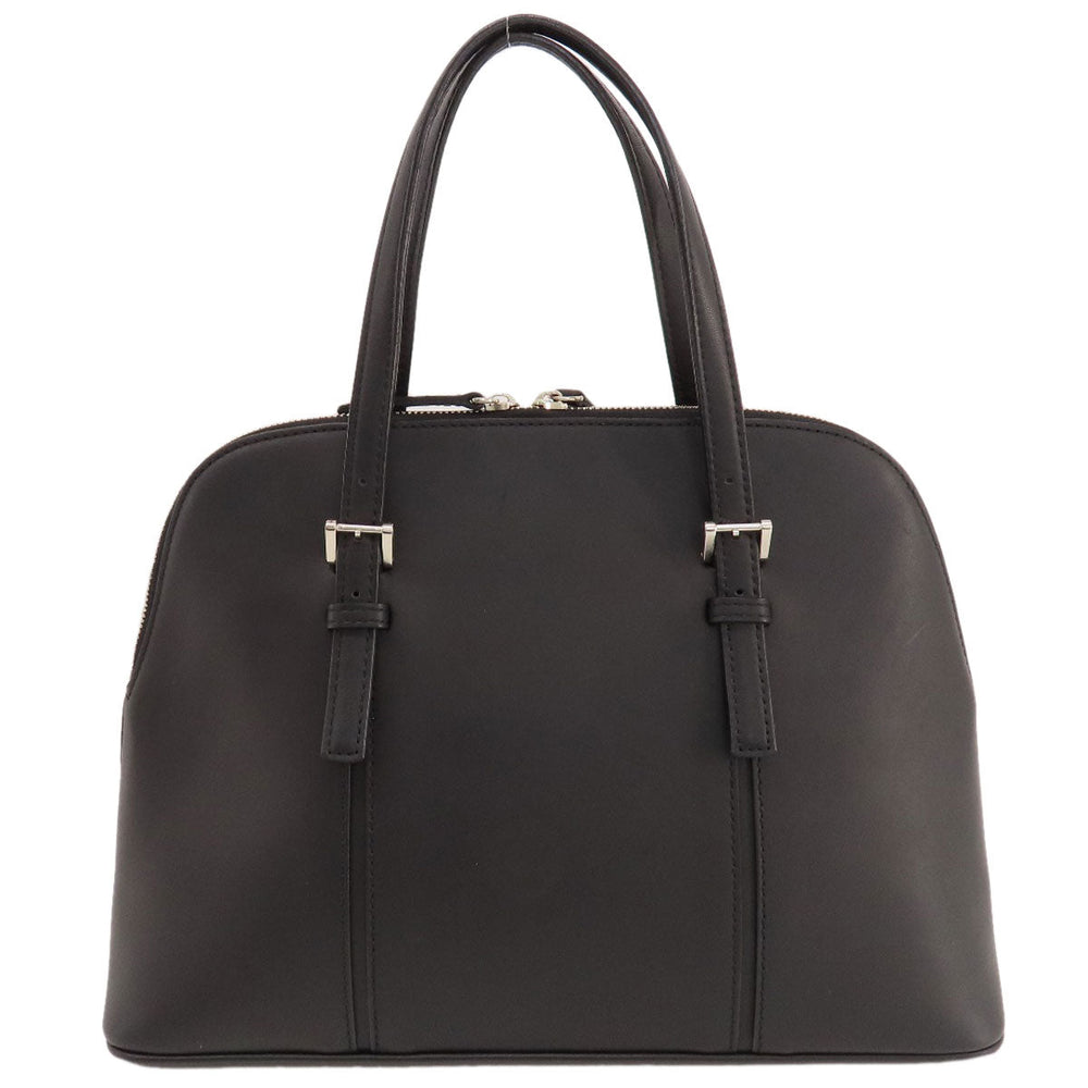 BURBERRY Handbag leather black logo