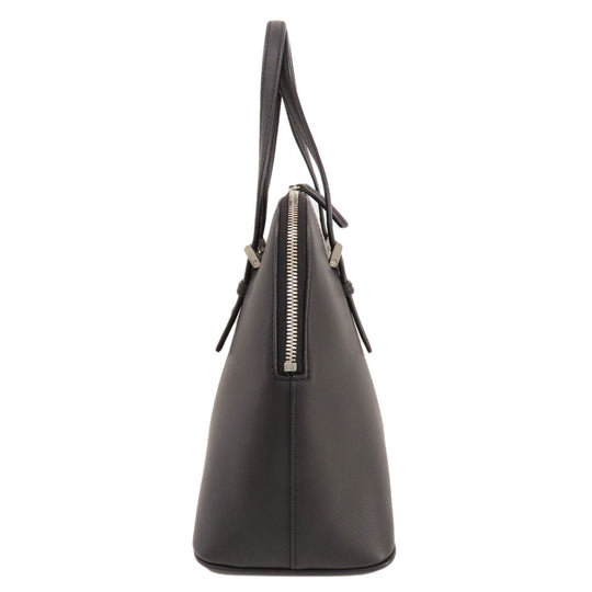 BURBERRY Handbag leather black logo