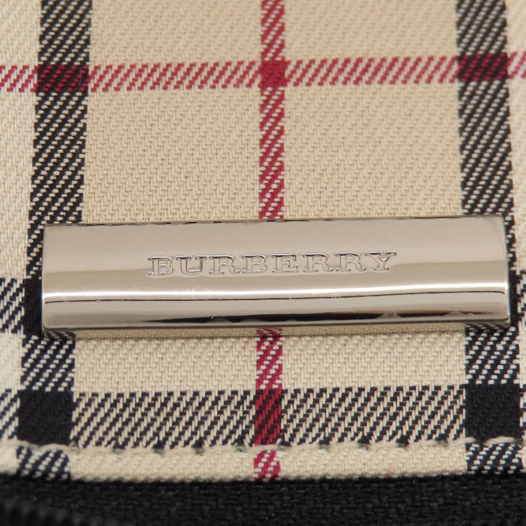 BURBERRY Handbag leather black logo