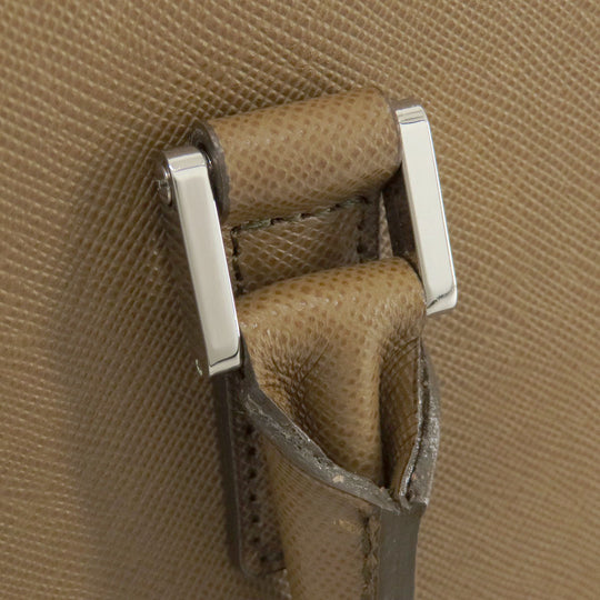 BURBERRY Handbag PVC Brown logo Women Used Authentic