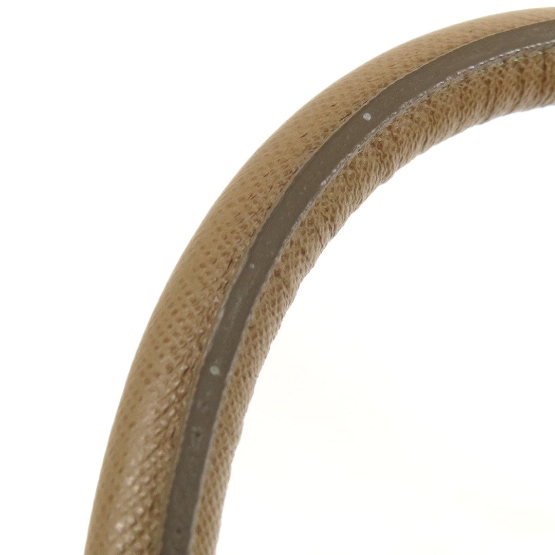 BURBERRY Handbag PVC Brown logo Women Used Authentic