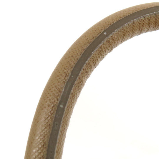 BURBERRY Handbag PVC Brown logo Women Used Authentic