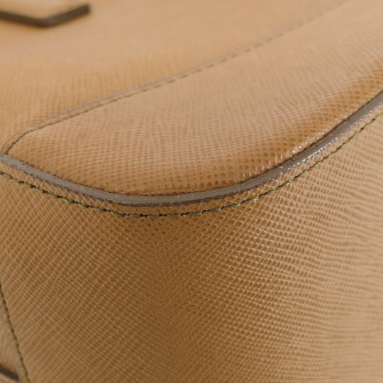 BURBERRY Handbag PVC Brown logo Women Used Authentic