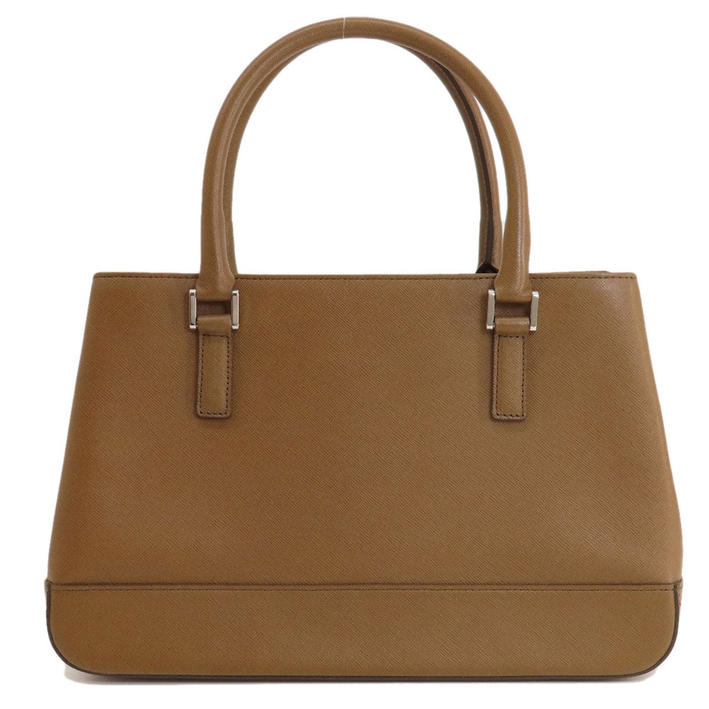 BURBERRY Handbag PVC Brown logo Women Used Authentic