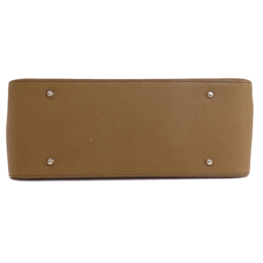 BURBERRY Handbag PVC Brown logo Women Used Authentic