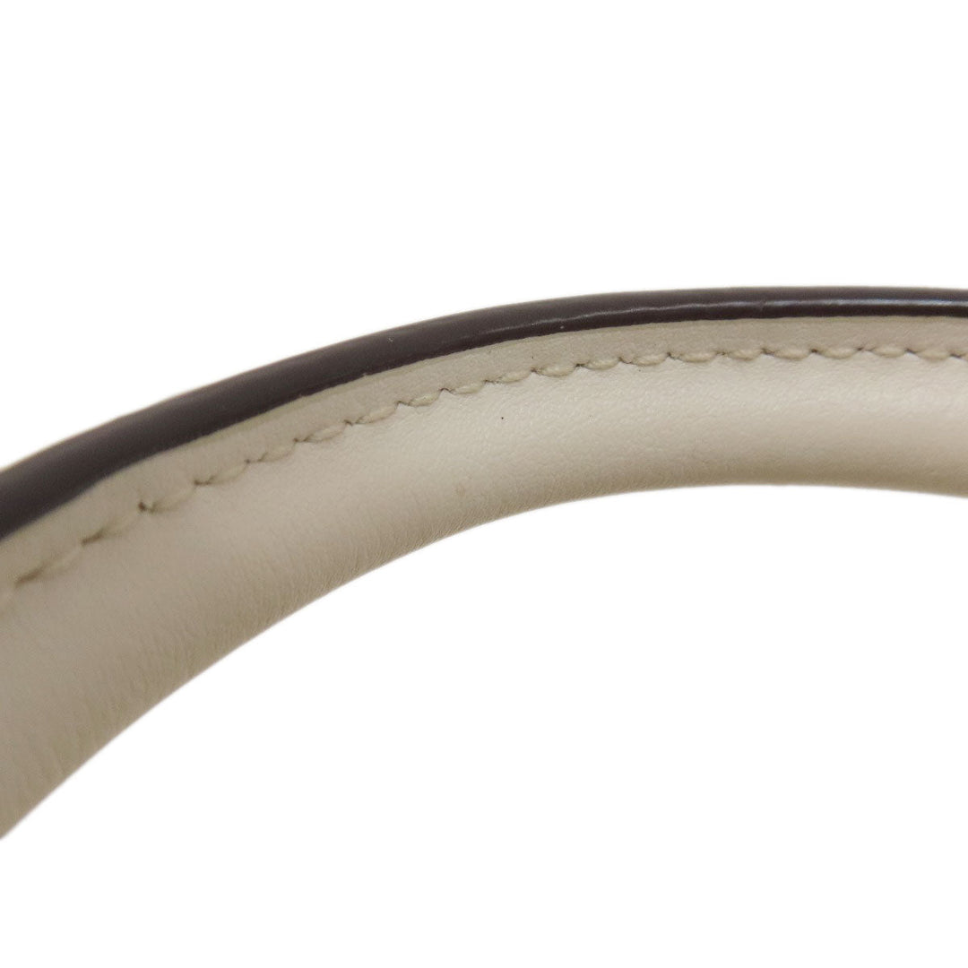 COACH Handbag F58312 PVC white Signature 2WAY Women Used Authentic