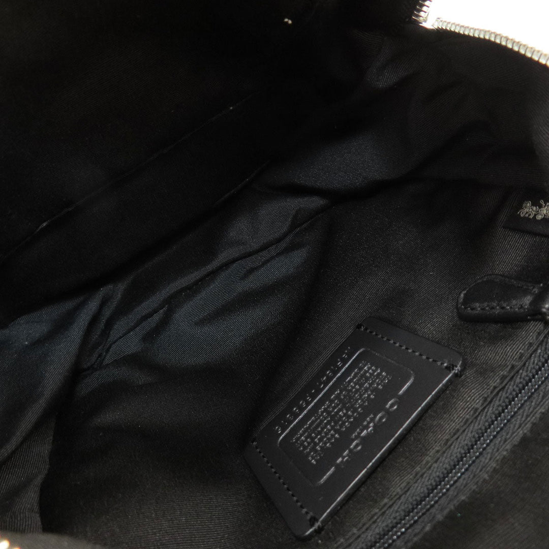 COACH Backpack F58315 PVC black Signature Women(Unisex) Used Authentic