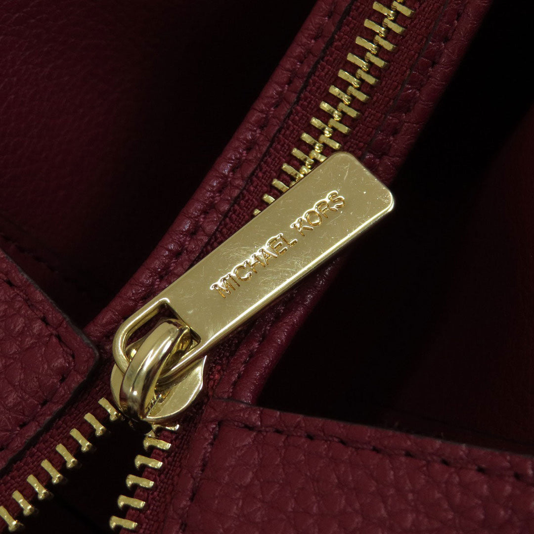 MICHAEL KORS Tote Bag leather Red logo