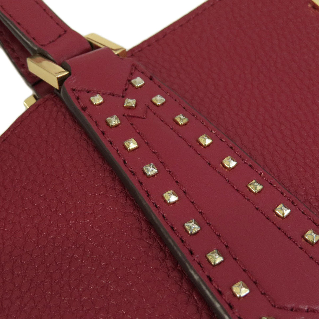 MICHAEL KORS Tote Bag leather Red logo