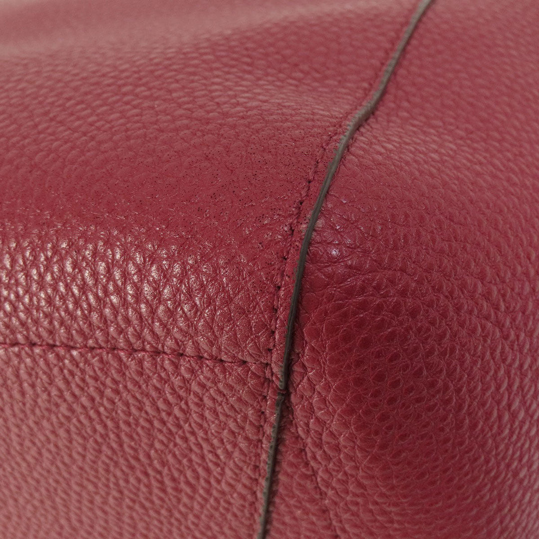 MICHAEL KORS Tote Bag leather Red logo