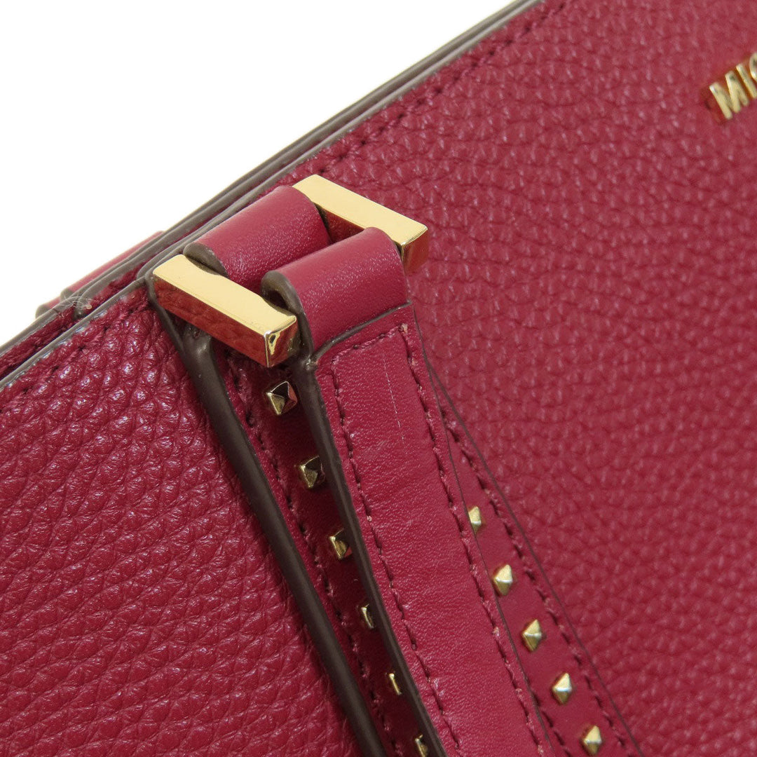 MICHAEL KORS Tote Bag leather Red logo