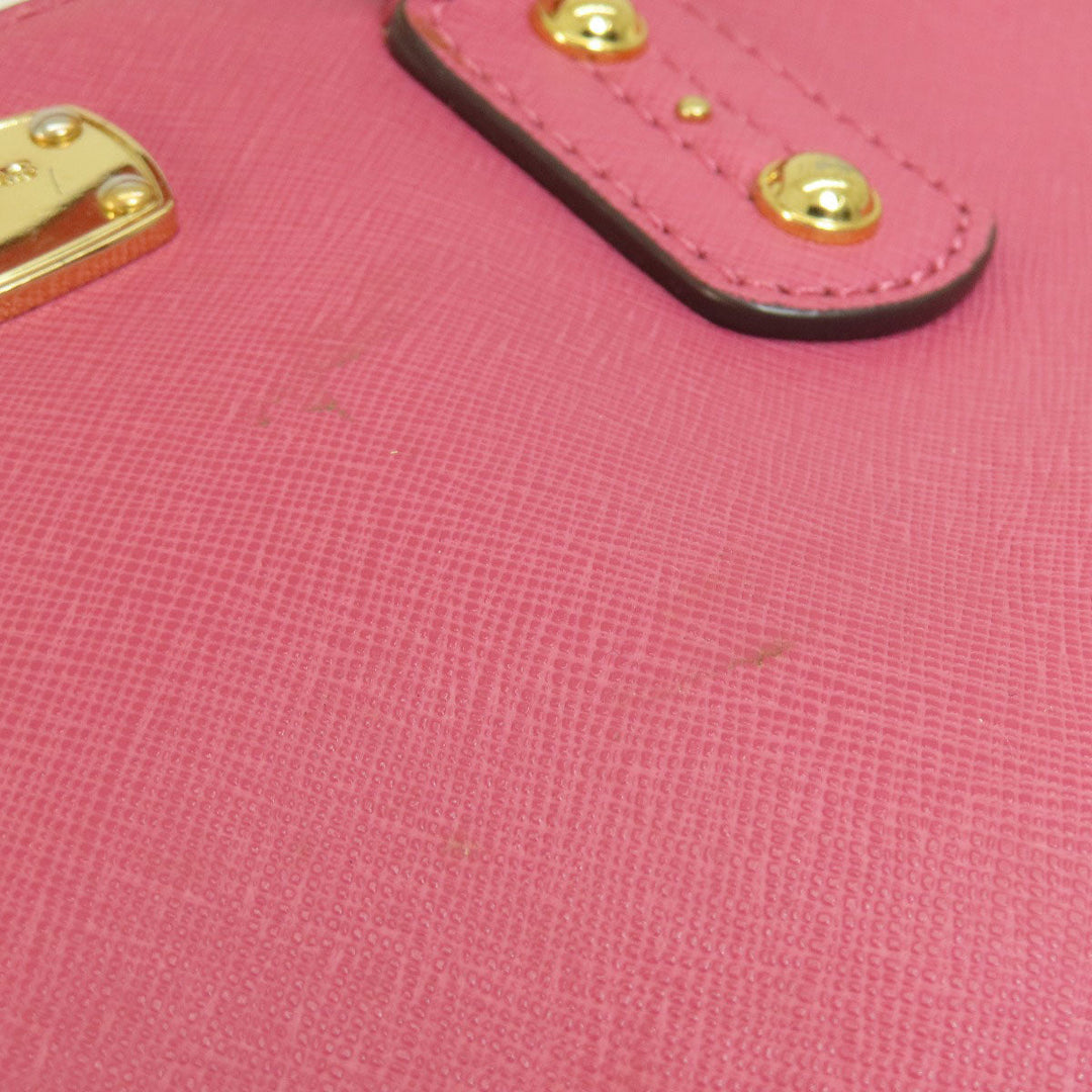 MICHAEL KORS Handbag PVC pink With logo 2WAY Women Used Authentic