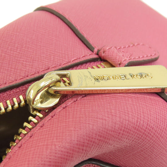 MICHAEL KORS Handbag PVC pink With logo 2WAY Women Used Authentic
