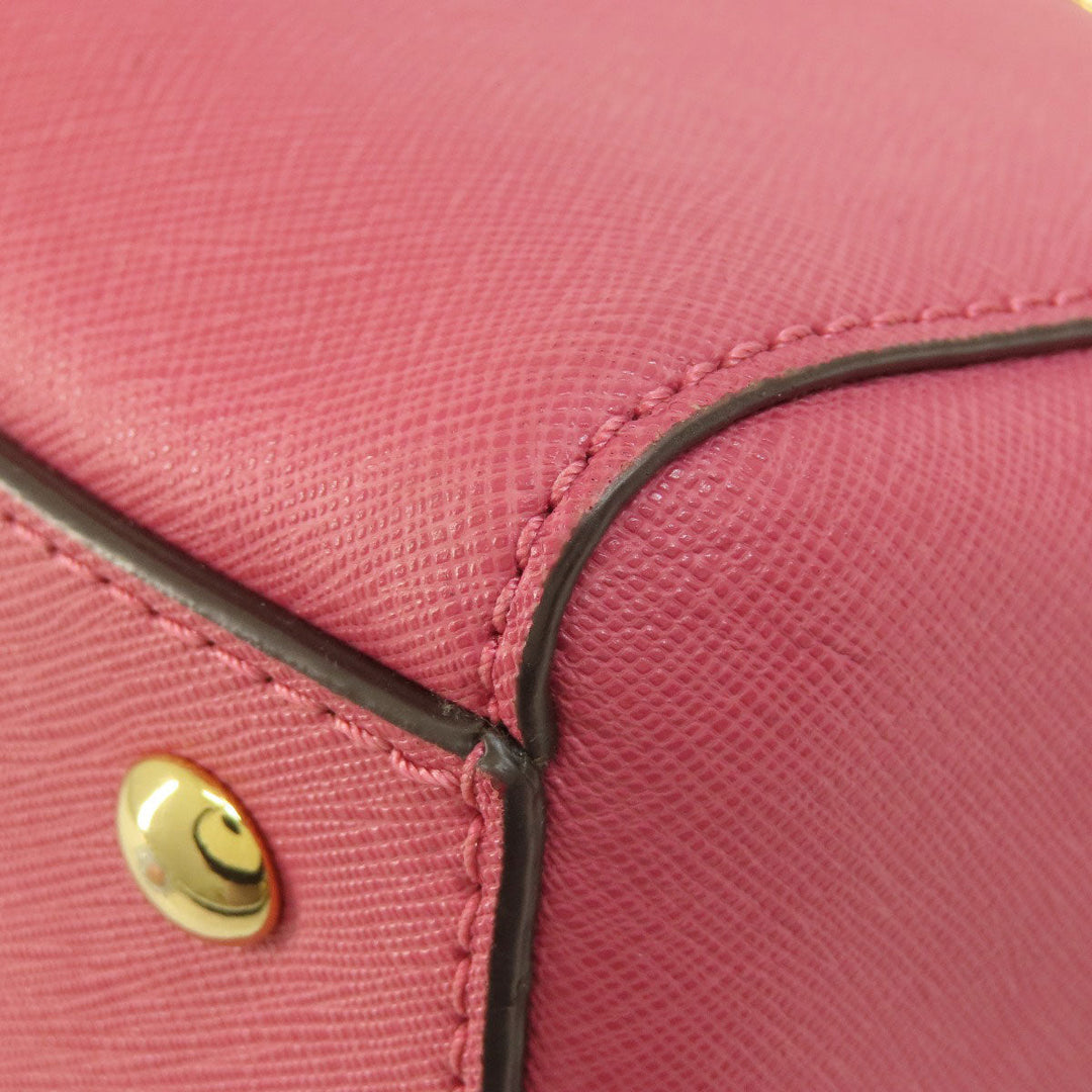 MICHAEL KORS Handbag PVC pink With logo 2WAY Women Used Authentic