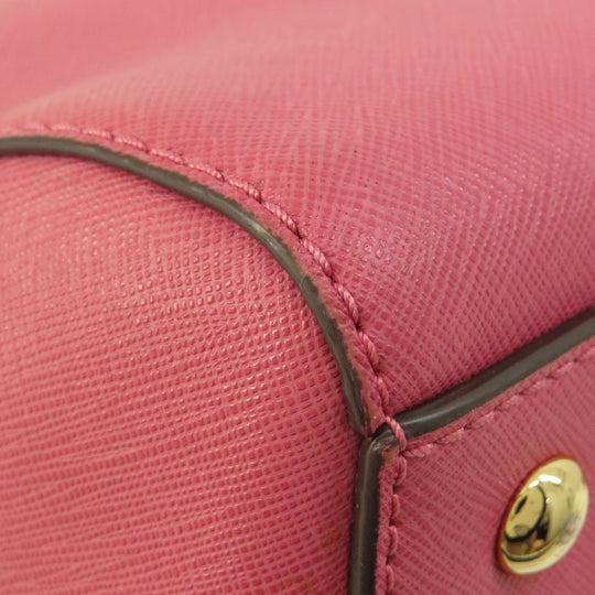 MICHAEL KORS Handbag PVC pink With logo 2WAY Women Used Authentic