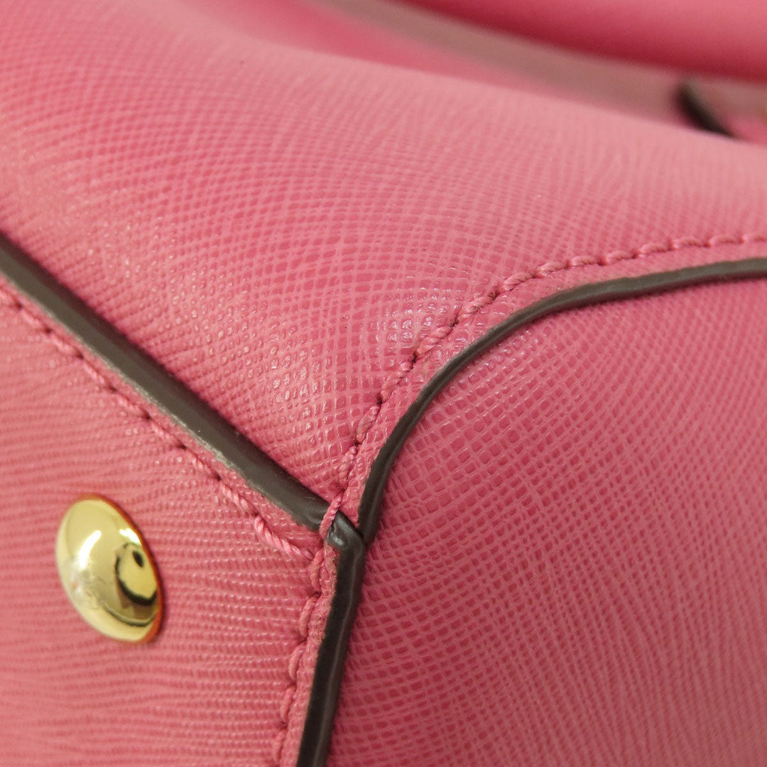 MICHAEL KORS Handbag PVC pink With logo 2WAY Women Used Authentic