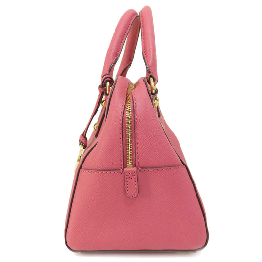 MICHAEL KORS Handbag PVC pink With logo 2WAY Women Used Authentic