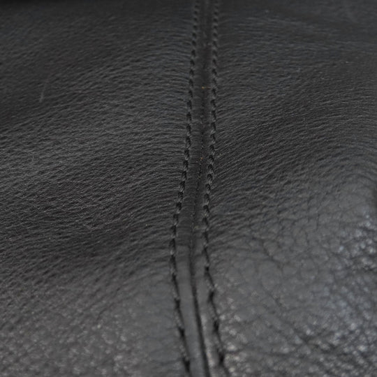 COACH Handbag F59325 leather black logo 2WAY Women Used Authentic