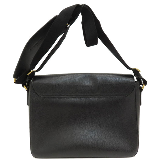 GUCCI Shoulder Bag 450973 leather black Long Shoulder Sherry Line unisex(Unisex) Used Authentic
