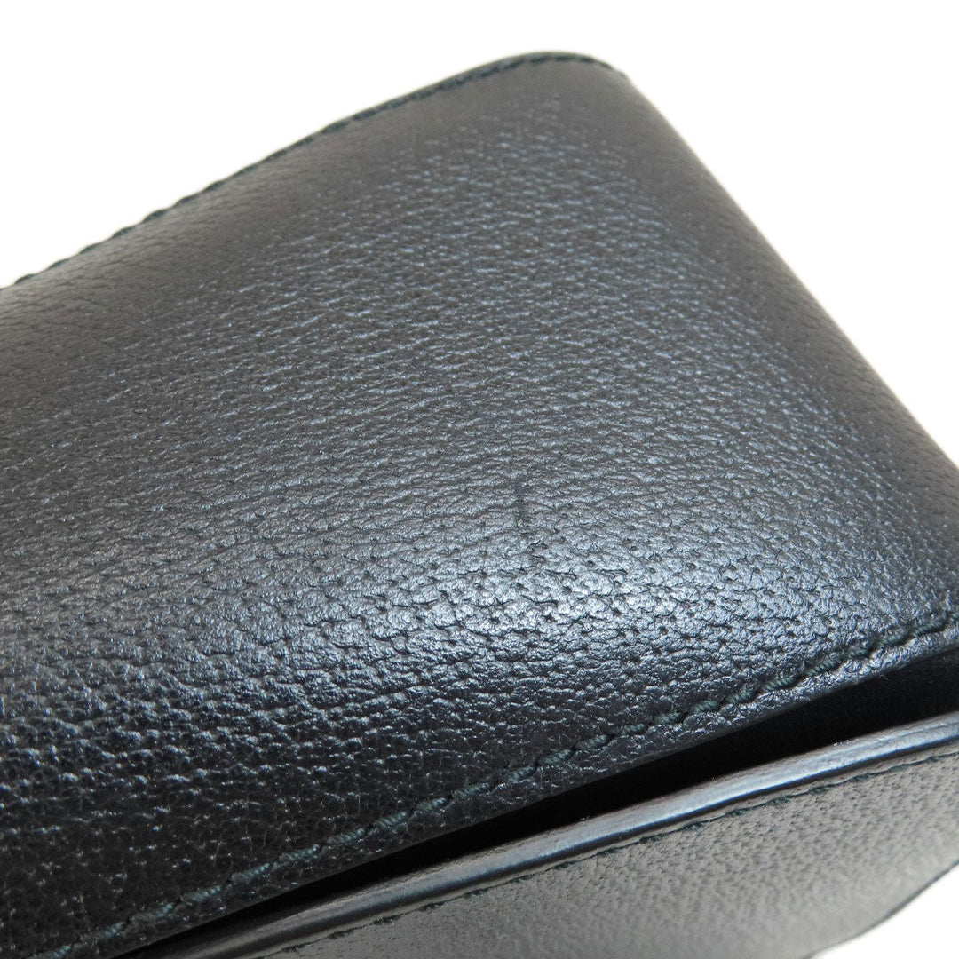 GUCCI Shoulder Bag 450973 leather black Long Shoulder Sherry Line unisex(Unisex) Used Authentic