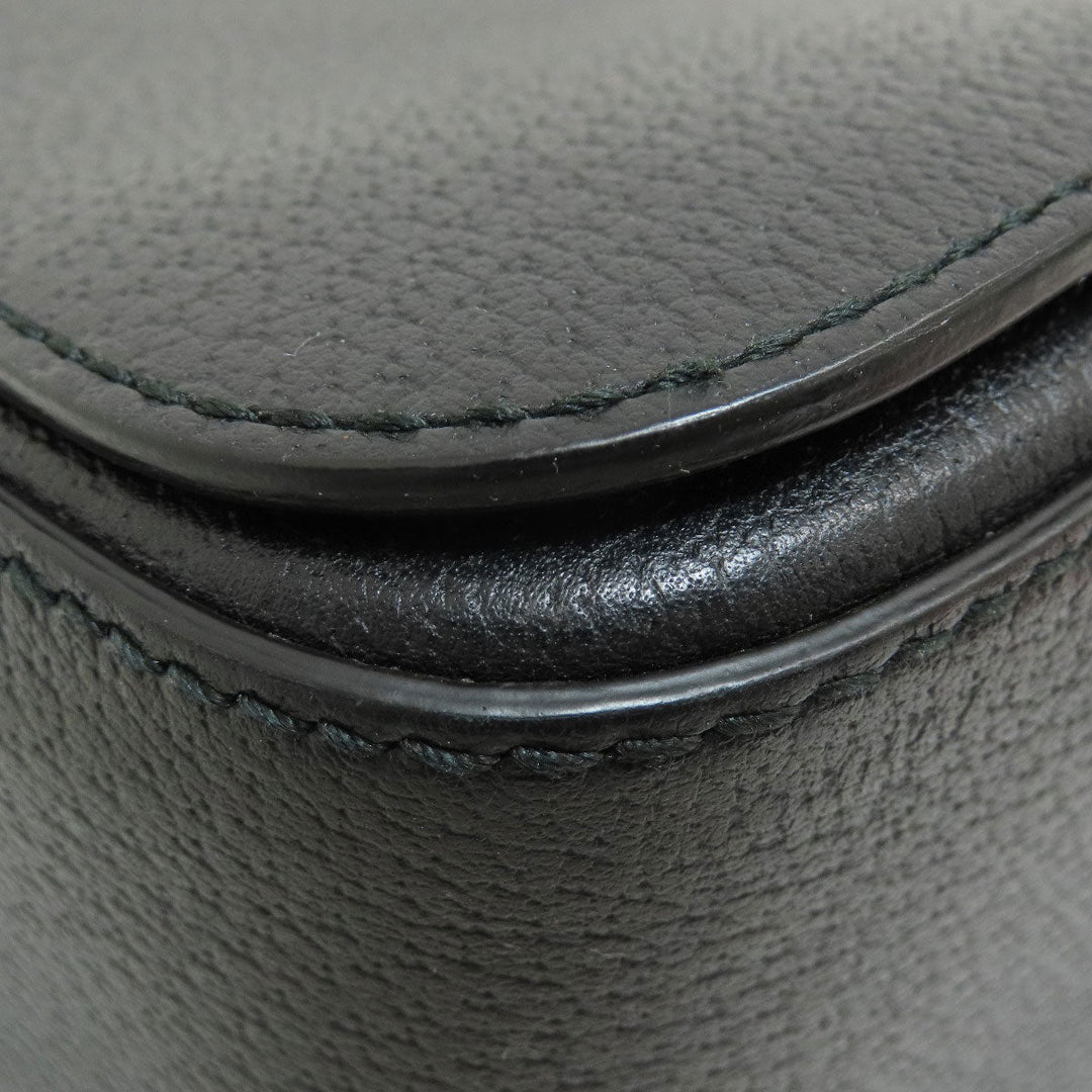 GUCCI Shoulder Bag 450973 leather black Long Shoulder Sherry Line unisex(Unisex) Used Authentic