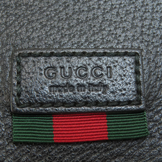 GUCCI Shoulder Bag 450973 leather black Long Shoulder Sherry Line unisex(Unisex) Used Authentic