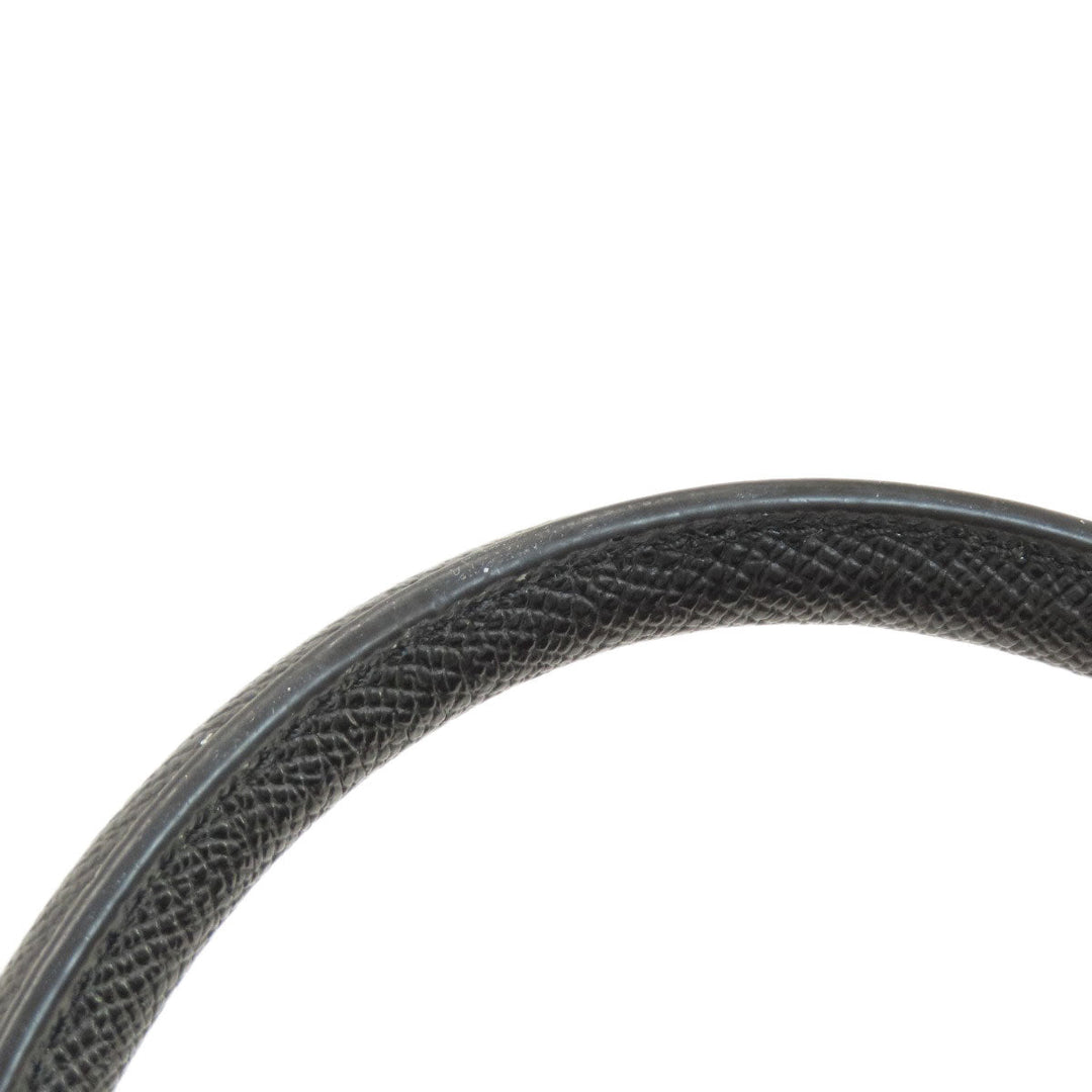 COACH Tote Bag C2842 leather black 2WAY Women Used Authentic