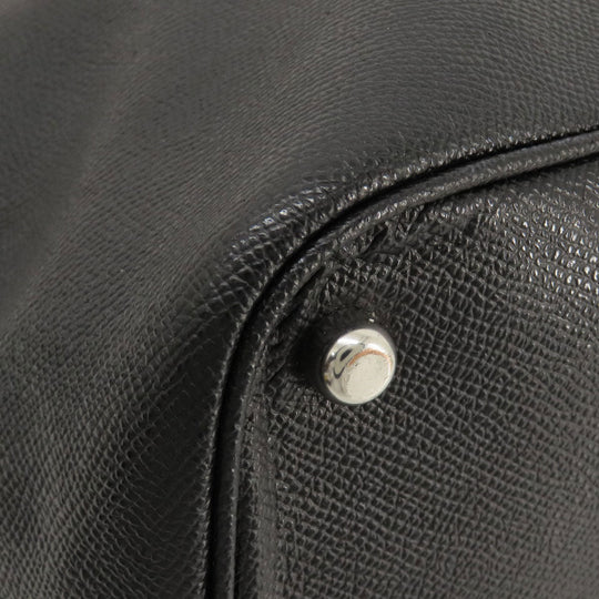 COACH Tote Bag C2842 leather black 2WAY Women Used Authentic