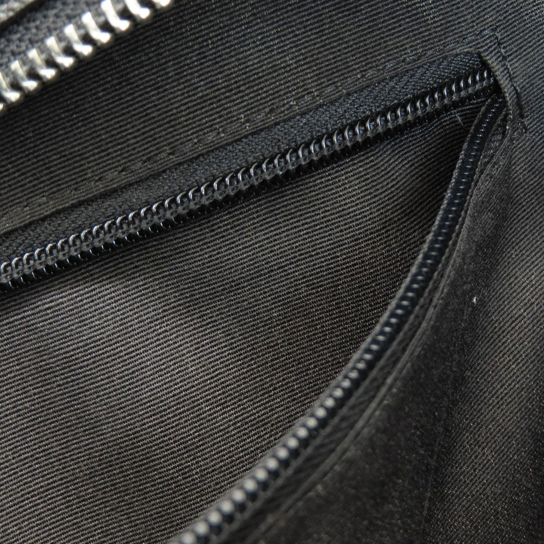 COACH Tote Bag C2842 leather black 2WAY Women Used Authentic