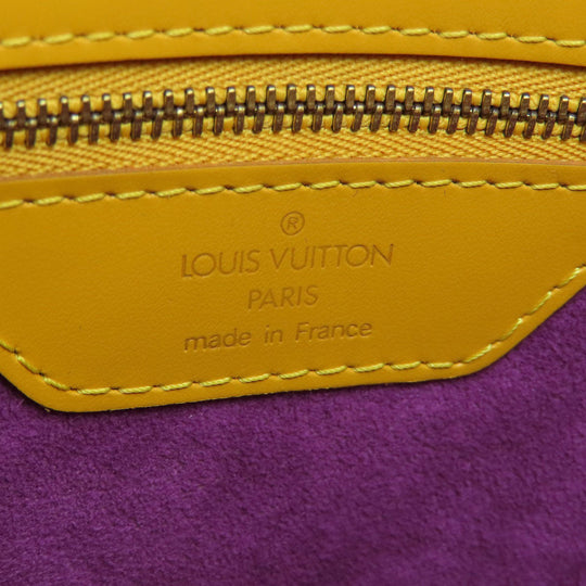LOUIS VUITTON Tote Bag M52269 Epi yellow Saint Jacques Shopping Tassili Yellow Women Used Authentic