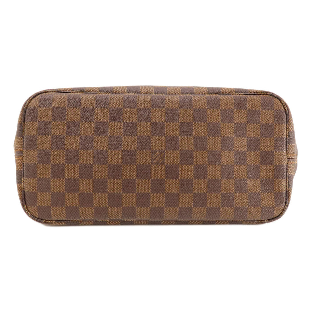 LOUIS VUITTON Tote Bag N51105 Damier canvas Brown Neverfull MM Former Damier Ebene Women Used Authentic