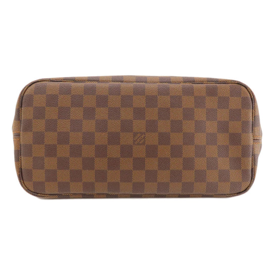 LOUIS VUITTON Tote Bag N51105 Damier canvas Brown Neverfull MM Former Damier Ebene Women Used Authentic
