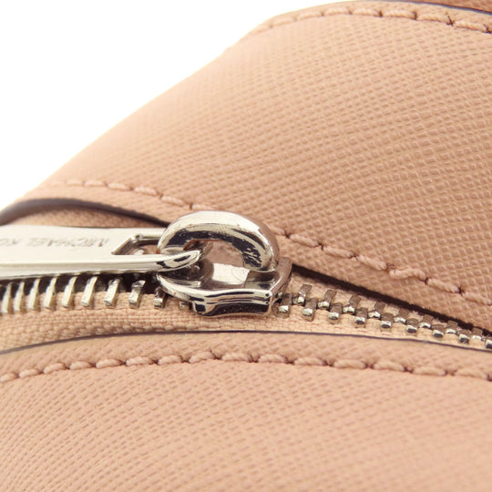 MICHAEL KORS Backpack leather pink logo punching