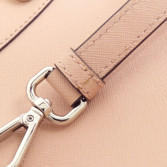 MICHAEL KORS Backpack leather pink logo punching