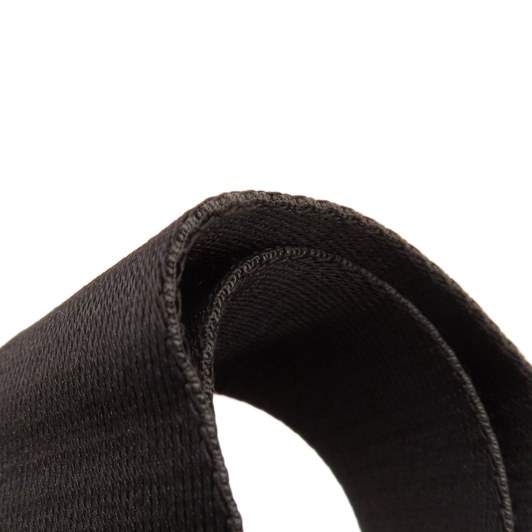 BURBERRY Hip bag Nylon black logo Women Used Authentic