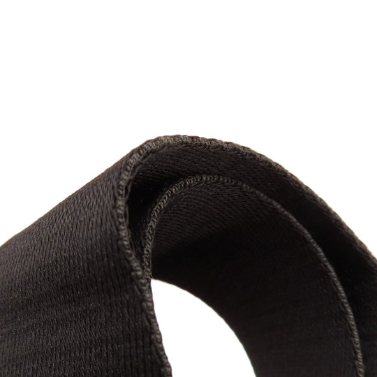 BURBERRY Hip bag Nylon black logo Women Used Authentic