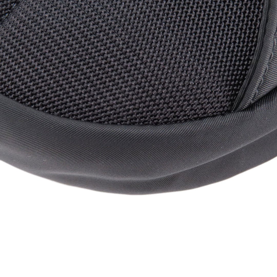 BURBERRY Hip bag Nylon black logo Women Used Authentic