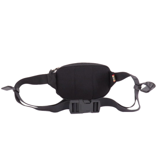 BURBERRY Hip bag Nylon black logo Women Used Authentic